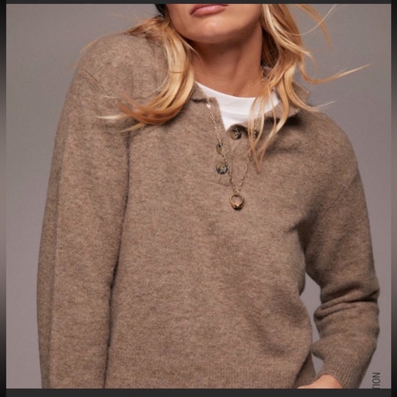 ‼️SOLD Zara | Camel soft sweater - Picture 2 of 9